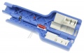 Hf Stripper Tool - Weicon Coax-stripper No.1 Fplus Fur Mini Coax, Blau-rot,graues Modul